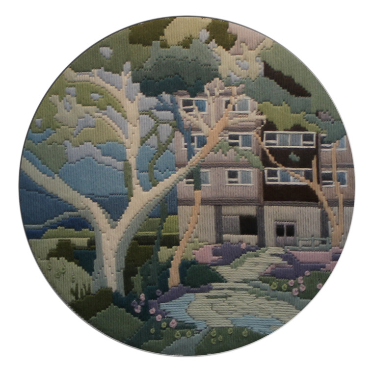 Atherton Gardens Commission Housing, long stitch embroidery