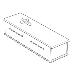 Mortem Flat Pack Coffin